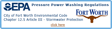 EPA - Pressure Power Washing Regulations